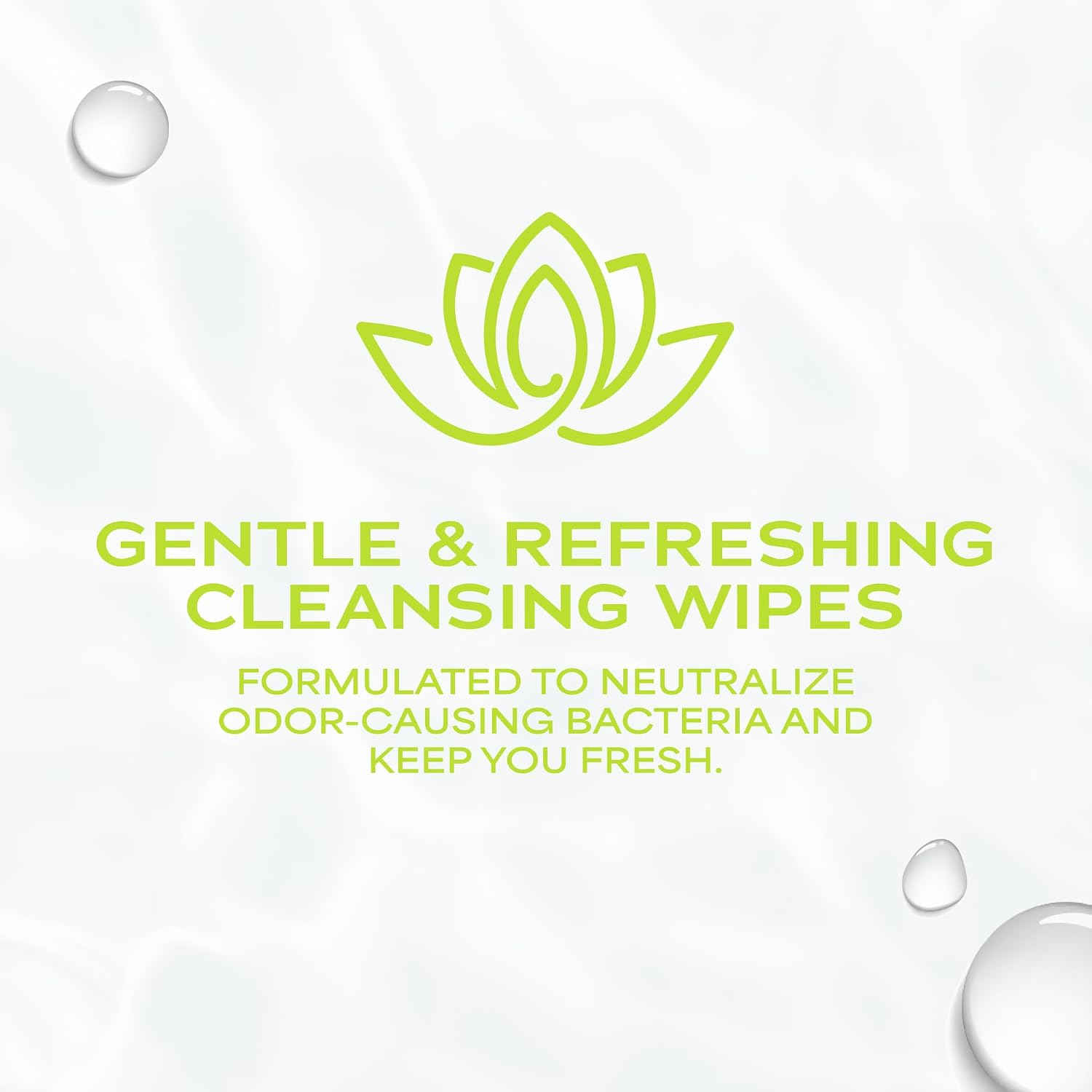 WaterWipes Refreshing Feminine Wipes, Stay Fresh On-The-Go, pH Friendly for Daily Intimate Care, Odor Removal, Gynecologist Approved, Fragrance Free, 112 Count (4 Packs) - Image 3