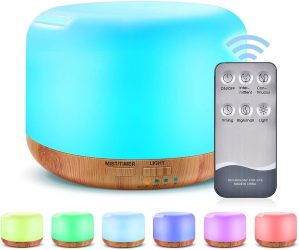 300ML Essential Oil Diffuser, Remot...