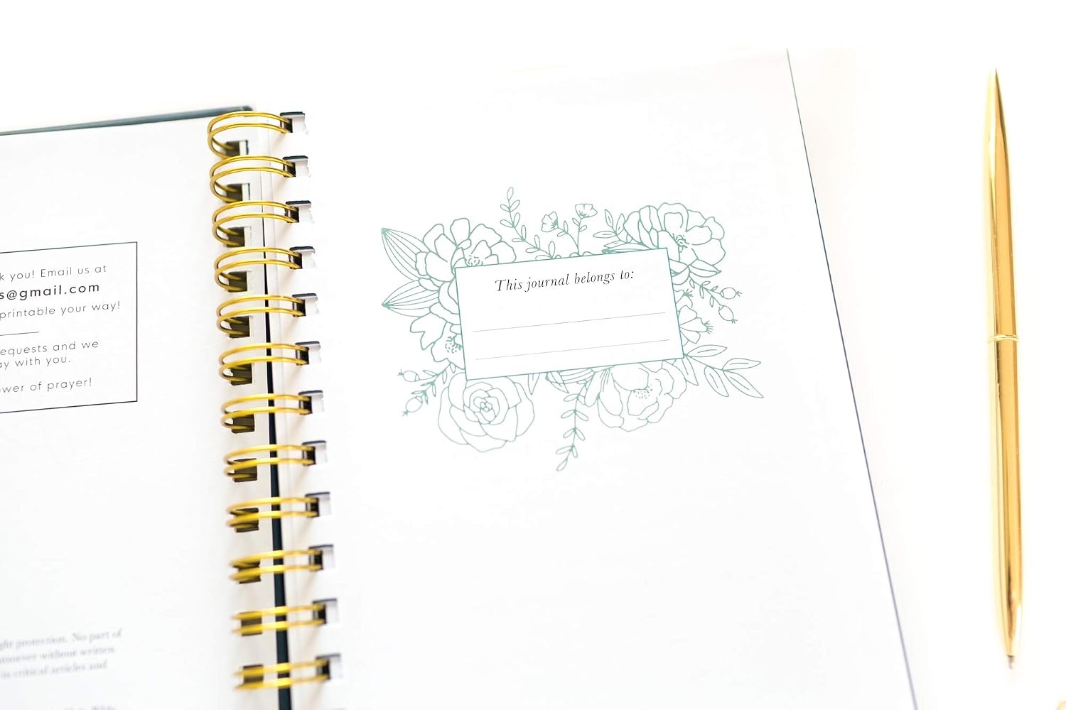 Prayer Journal for Women: An Inspirational Christian Bible Journal, Prayer Notebook & Devotional (Premium Gold Spiral-Bound Hardcover) - Image 5