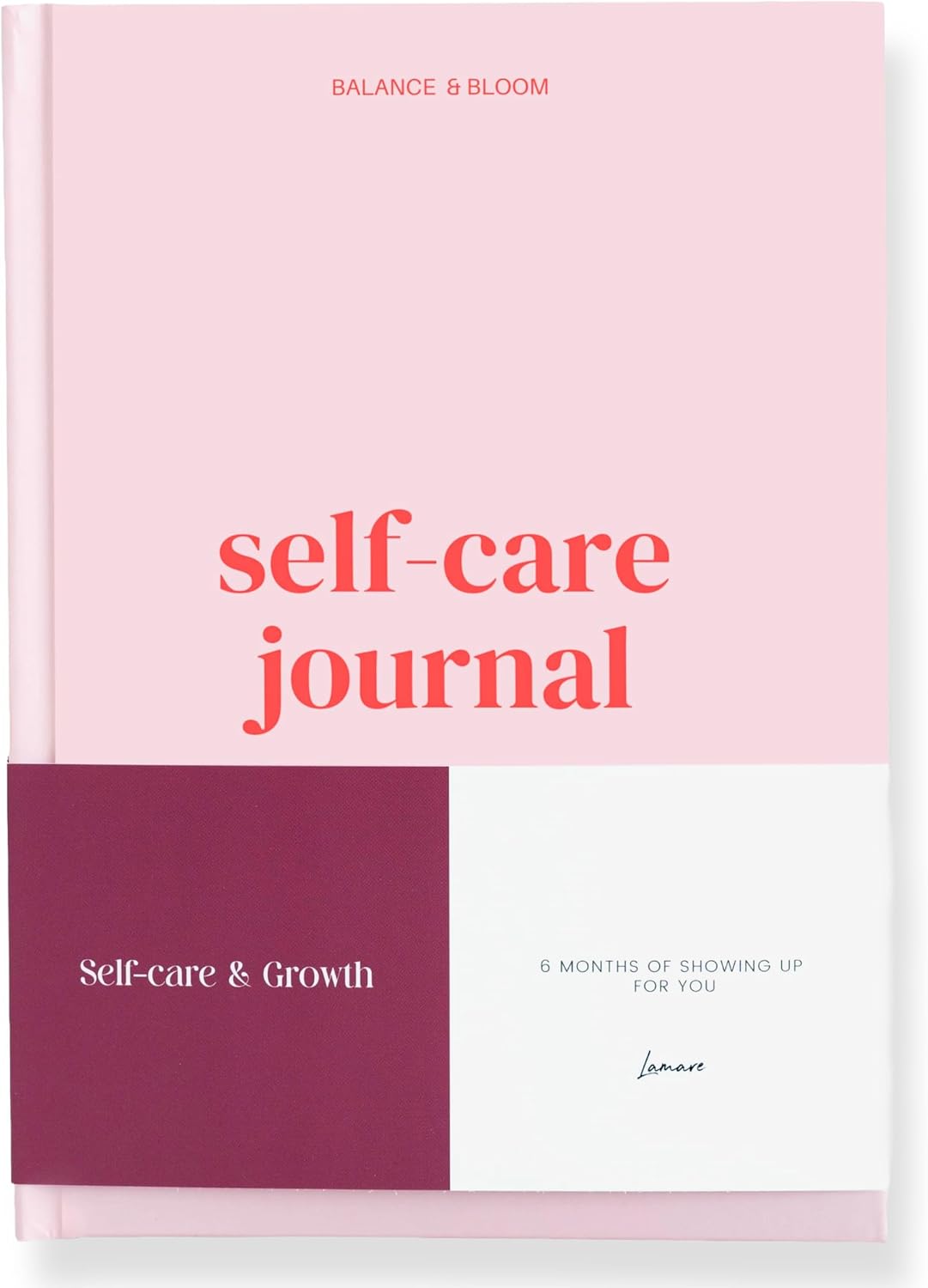 Lamare Self Care Journal for Women – Guided Self Love Workbook for Women | Nurture Your Well-Being | Mental Health Journal and Wellness Planner for Mindful Living - Womens Self Care Gifts