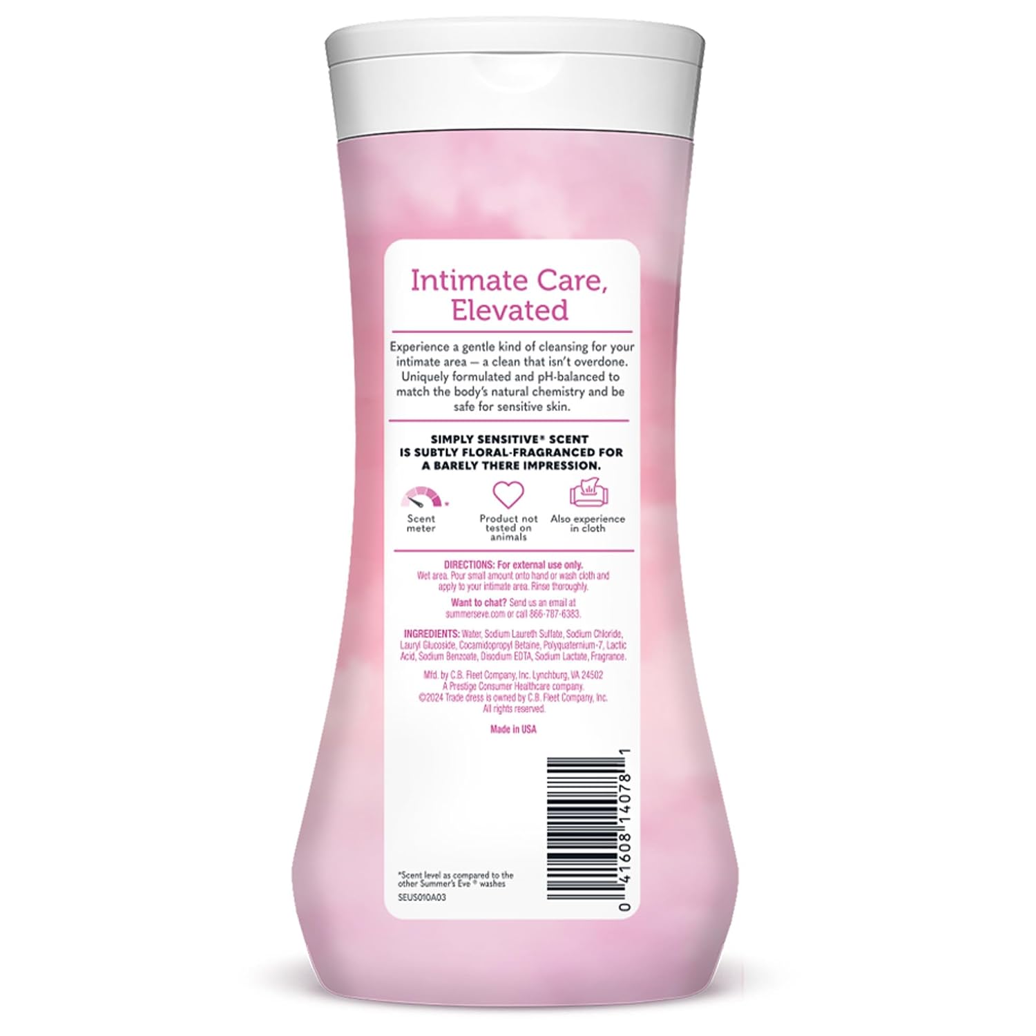 Summer's Eve All-Over Daily Feminine Wash, Simply Sensitive, 15 Fl Oz - Image 8