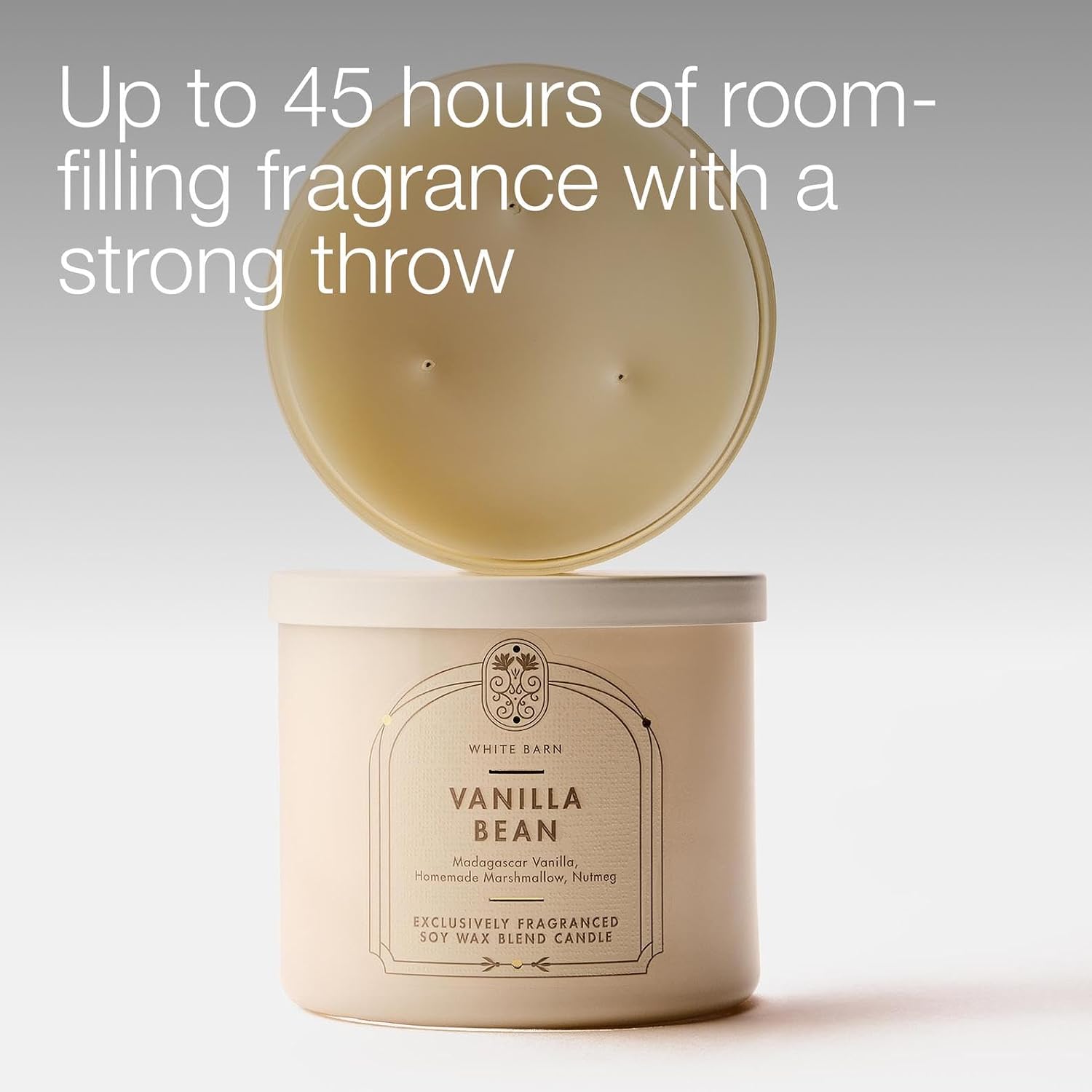 Bath & Body Works Vanilla Bean 3-Wick Candle - Scented Candle for At-Home Use - Long-Lasting, Room-Filling Fragrance - High Fragrance Oil Concentration - Soy Wax Blend - Image 5