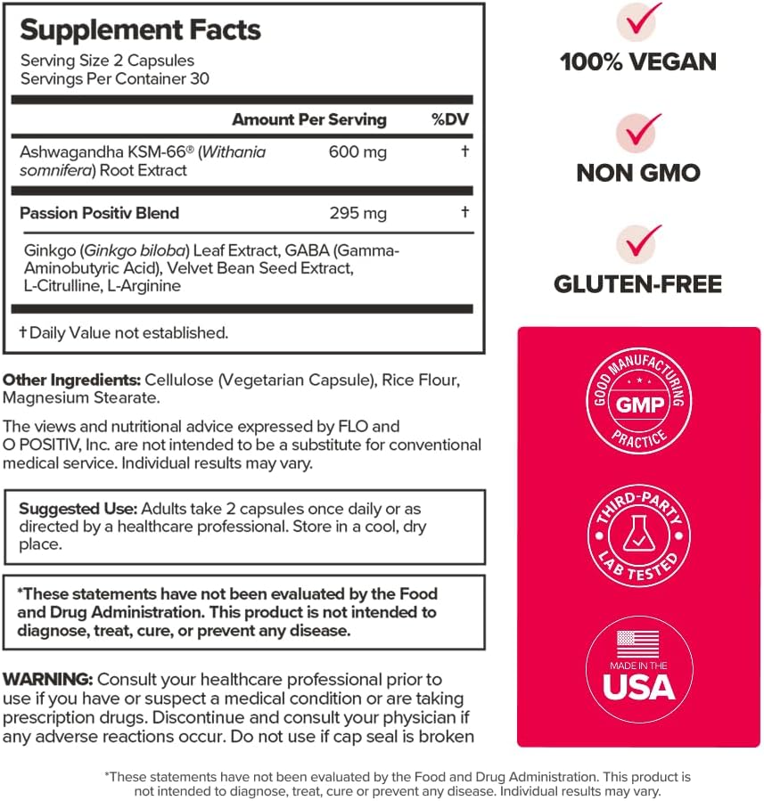 URO Vaginal Moisture & Mood with KSM-66® Ashwagandha – 30-Day Supply - Image 5