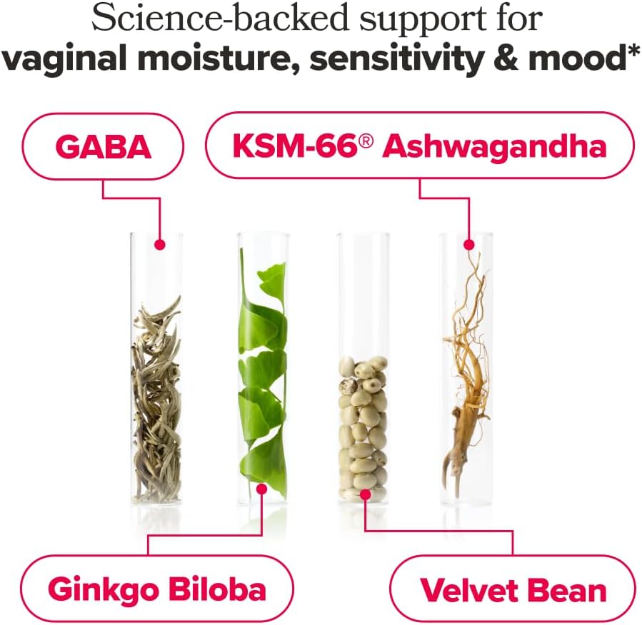 URO Vaginal Moisture & Mood with KSM-66® Ashwagandha – 30-Day Supply - Image 3