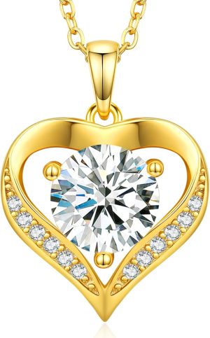 DALOJOE Moissanite Necklace for Wom...