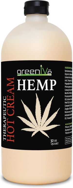 Hemp Hot Cream | Warming Massage Lo...