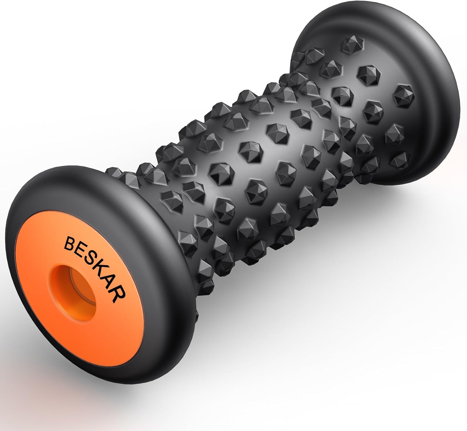 BESKAR Foot Massager Roller for Plantar Fasciitis Relief | Portable Foot Roller to Deep Tissue Muscle Massage, Foot Arch and Heel Pain, Foot Trigger Point Therapy, Reflexology Tool