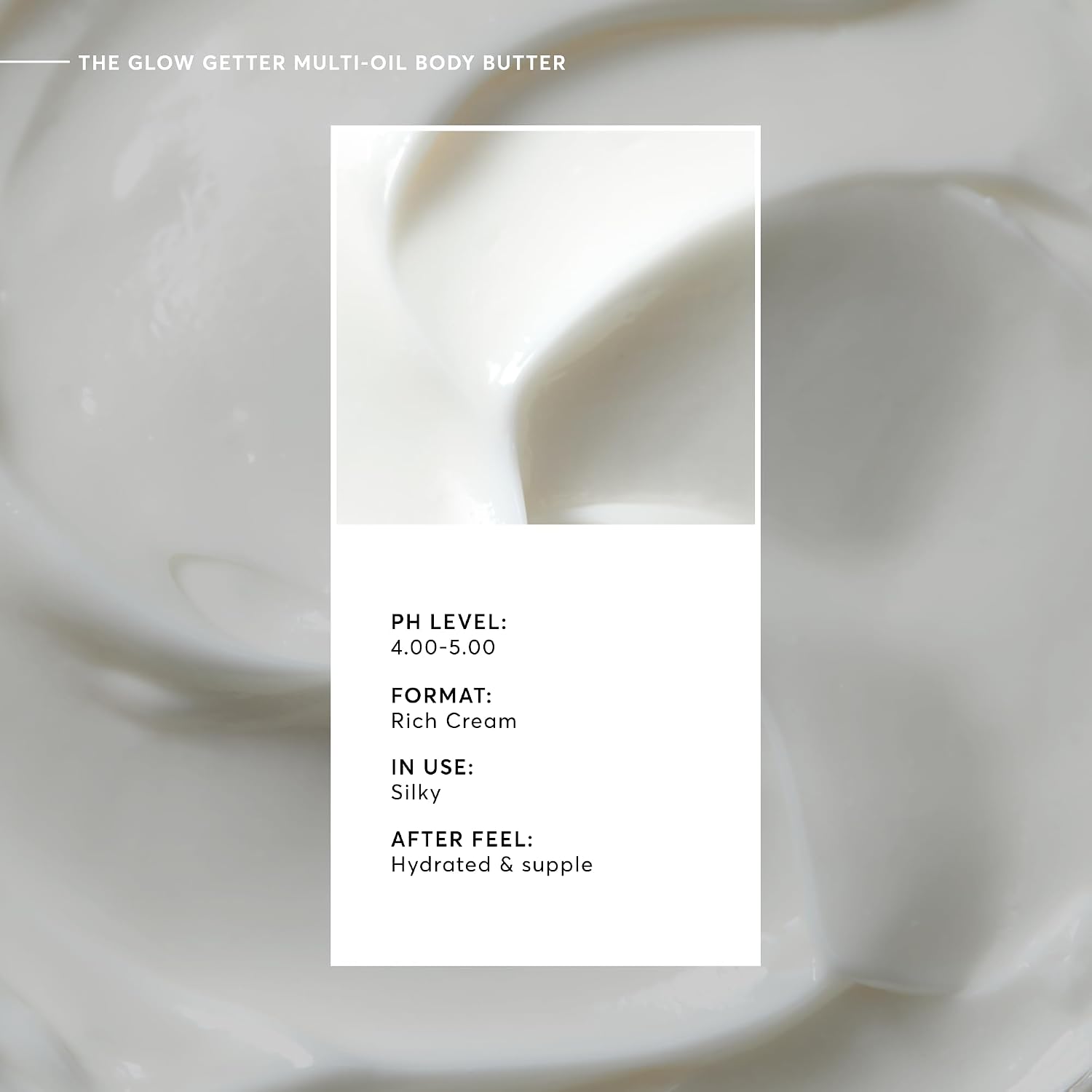 Naturium The Glow Getter Multi-Oil Body Butter, 7.7 fl oz | Nourishing Whipped Moisturizer, Oil Infused Formula with Shea Butter, Glycerin & Squalane, Deep Hydration for All Skin Types - Image 2