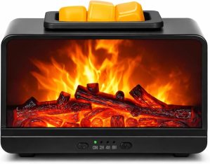 Flame Fireplace Wax Melt Warmer,Sce...