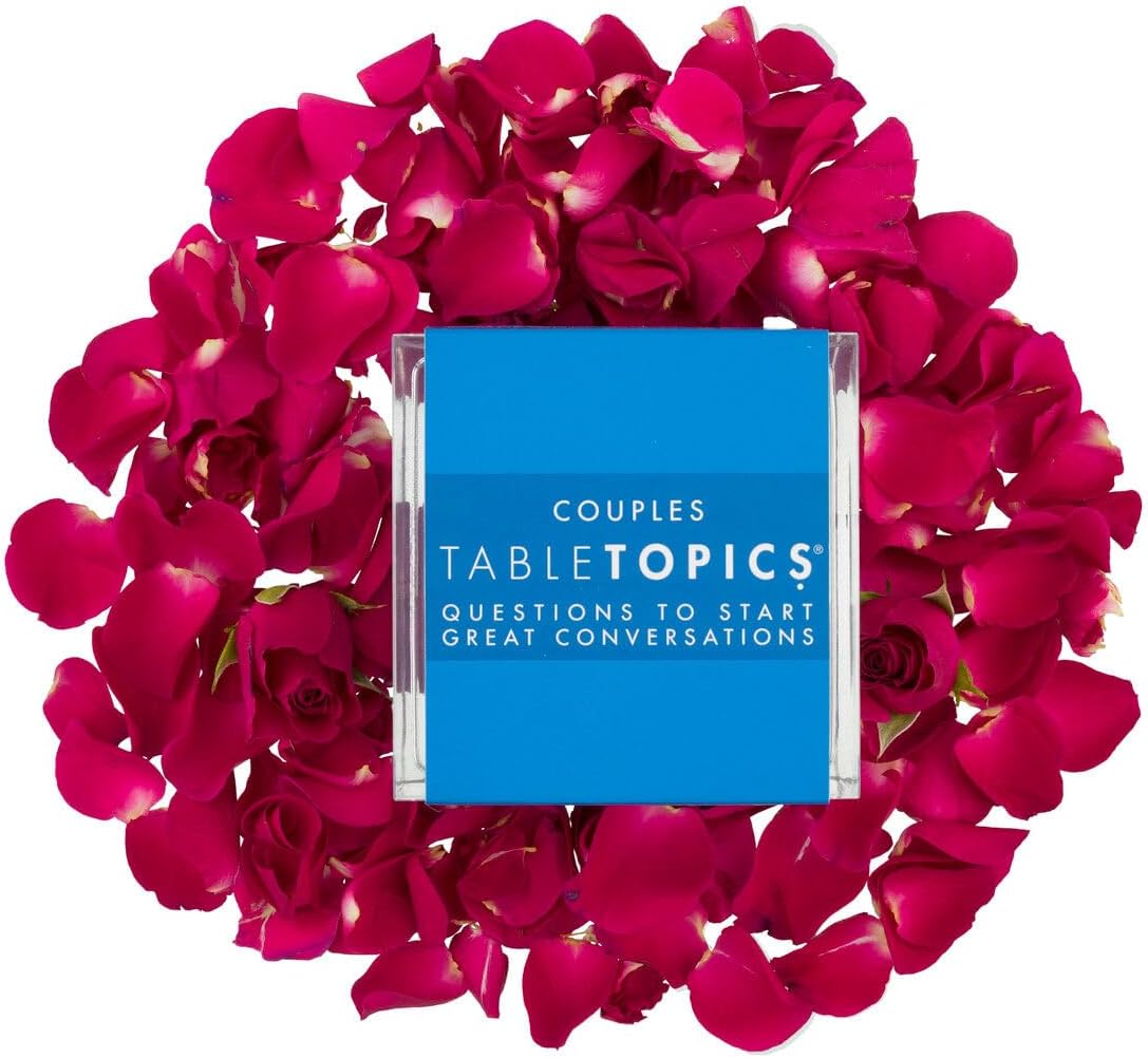 TableTopics Couples Conversation Starter Card Game for Romantic Partners - 135 Questions for Date Nights, Reconnecting, & Strengthening the Relationship, Gift for Couples, Weddings, Anniversaries - Image 5