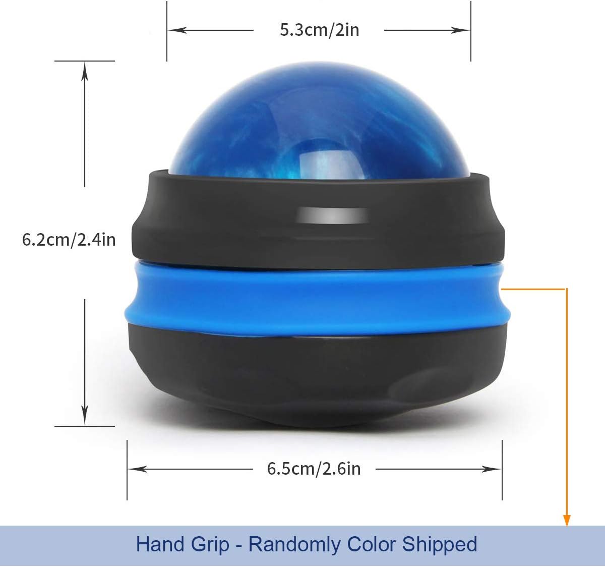 Coolrunner Massage Ball, 2-Pack Handheld Manual Roller Massager | Self Massage Therapy and Relax Full Body Tools, For Sore Muscles, Shoulders, Neck, Arms, Legs, Back, Foot, Body - Image 2