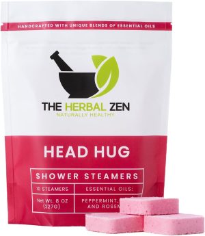 The Herbal Zen Head Hug Shower Stea...