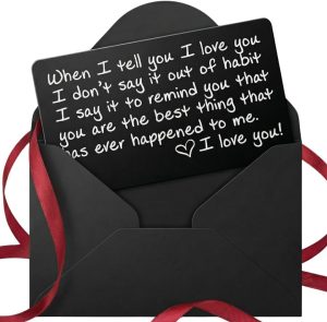 Metal Wallet Card – I Love Yo...