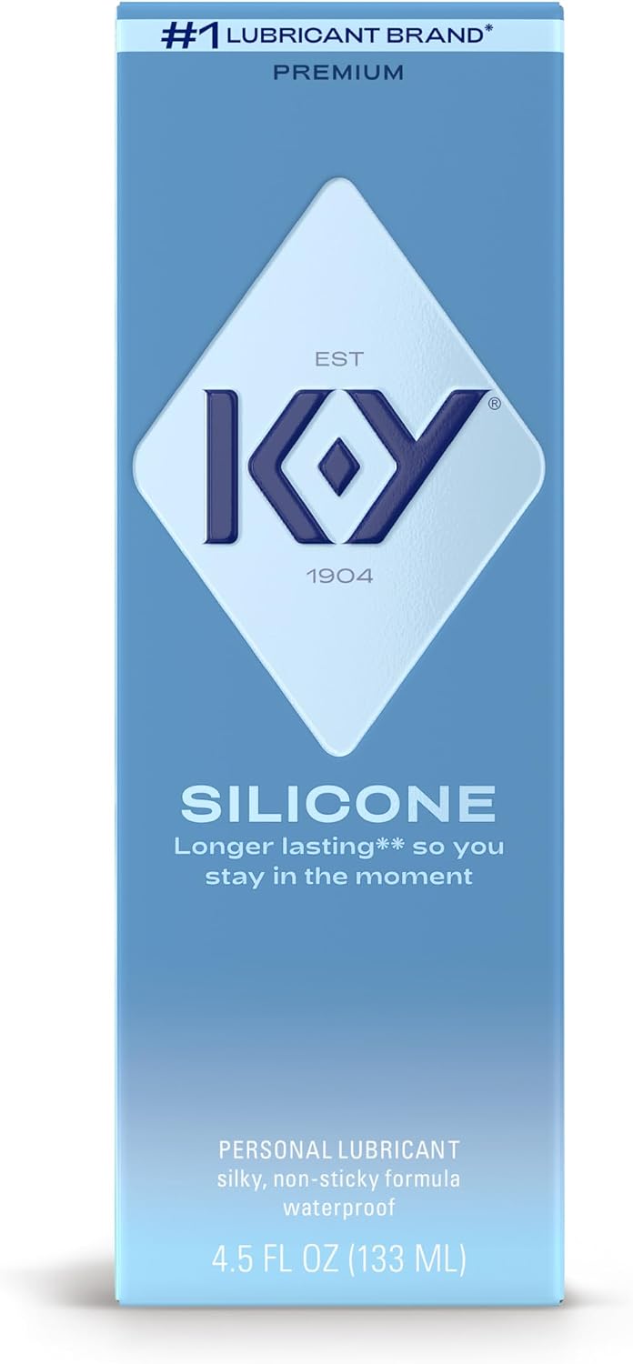 K-Y Silicone Lube, Premium Personal Lubricant, Silicone-Based Formula, Safe to Use with Condoms, for Men, Women and Couples, 4.5 Fl Oz - Image 12
