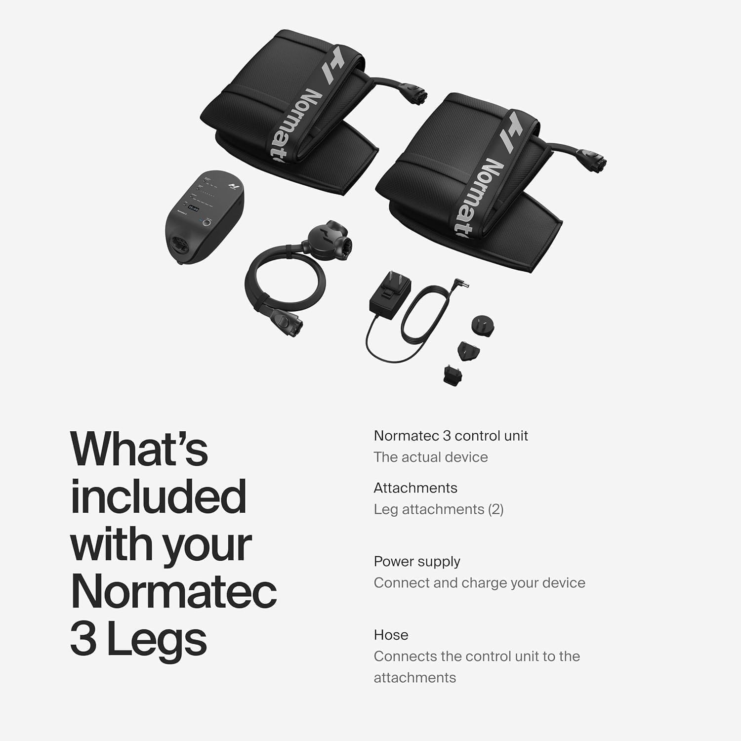 Hyperice Normatec 3 Legs Compression Boots Full Leg Recovery Size Standard | Relieve Muscle Aches Pain | Reduce Tension Swelling | 7 levels | Increase Circulation | ZoneBoost | FSA-HSA Eligible | TSA - Image 3