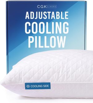Adjustable Cooling Pillow Queen Siz...