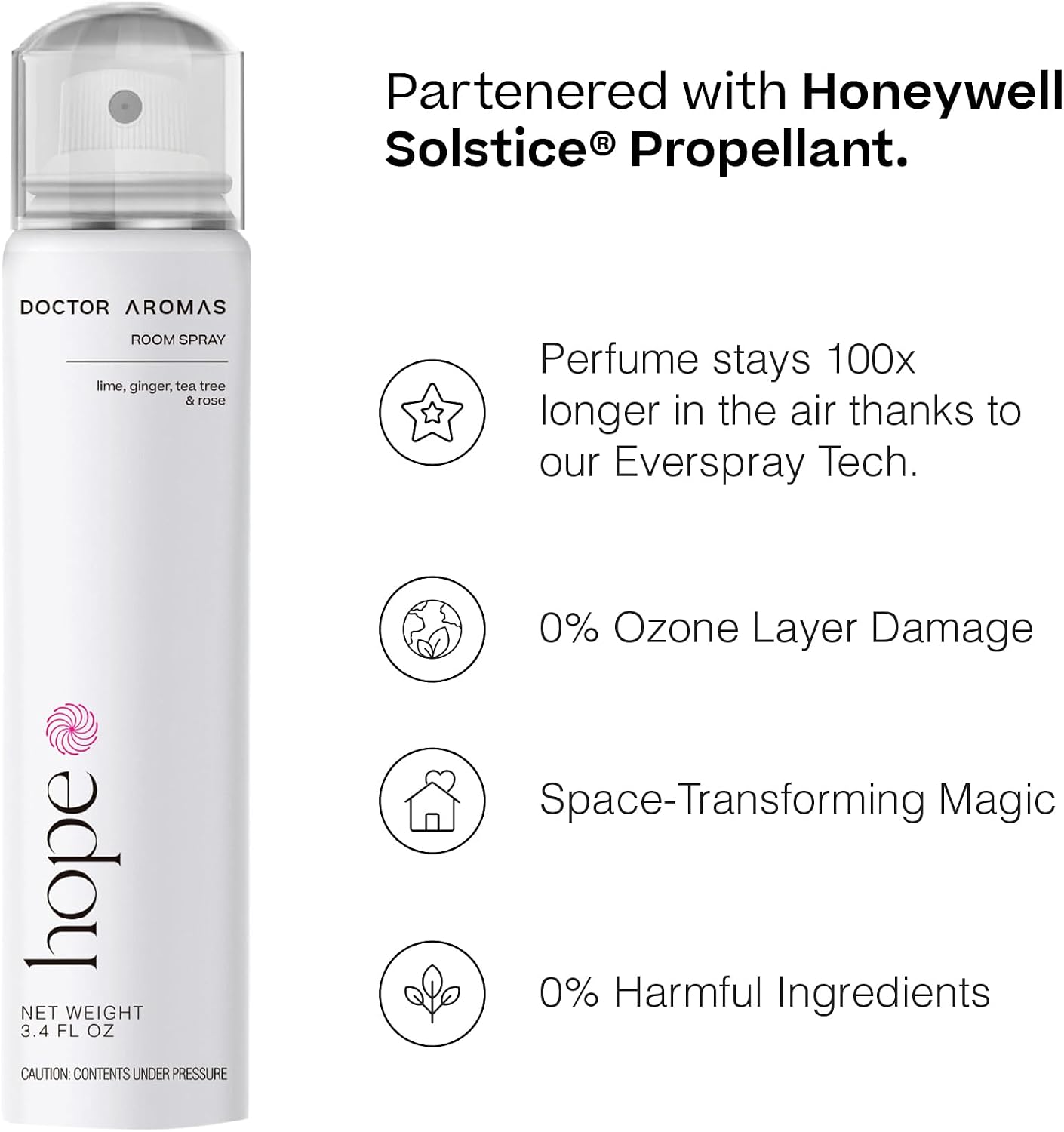 Doctor Aromas Home Perfume - Aromatherapy Room Spray - Elegant Scents to Freshen Home, Room, or Bathroom powered by Everspray Tech (Pack of 1, Hope) - Image 6
