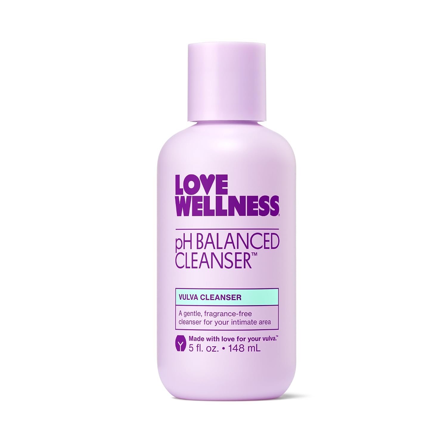 Love Wellness | pH Balanced Feminine Wash | Fragrance-Free | 5 Fl Oz | Aloe vera, Calendula, Non-irritating, Gentle formula, Sensitive skin, Intimate hygiene, Daily use