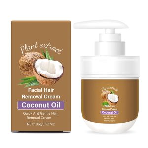 Facial Hair Removal Cream, Coconut ...