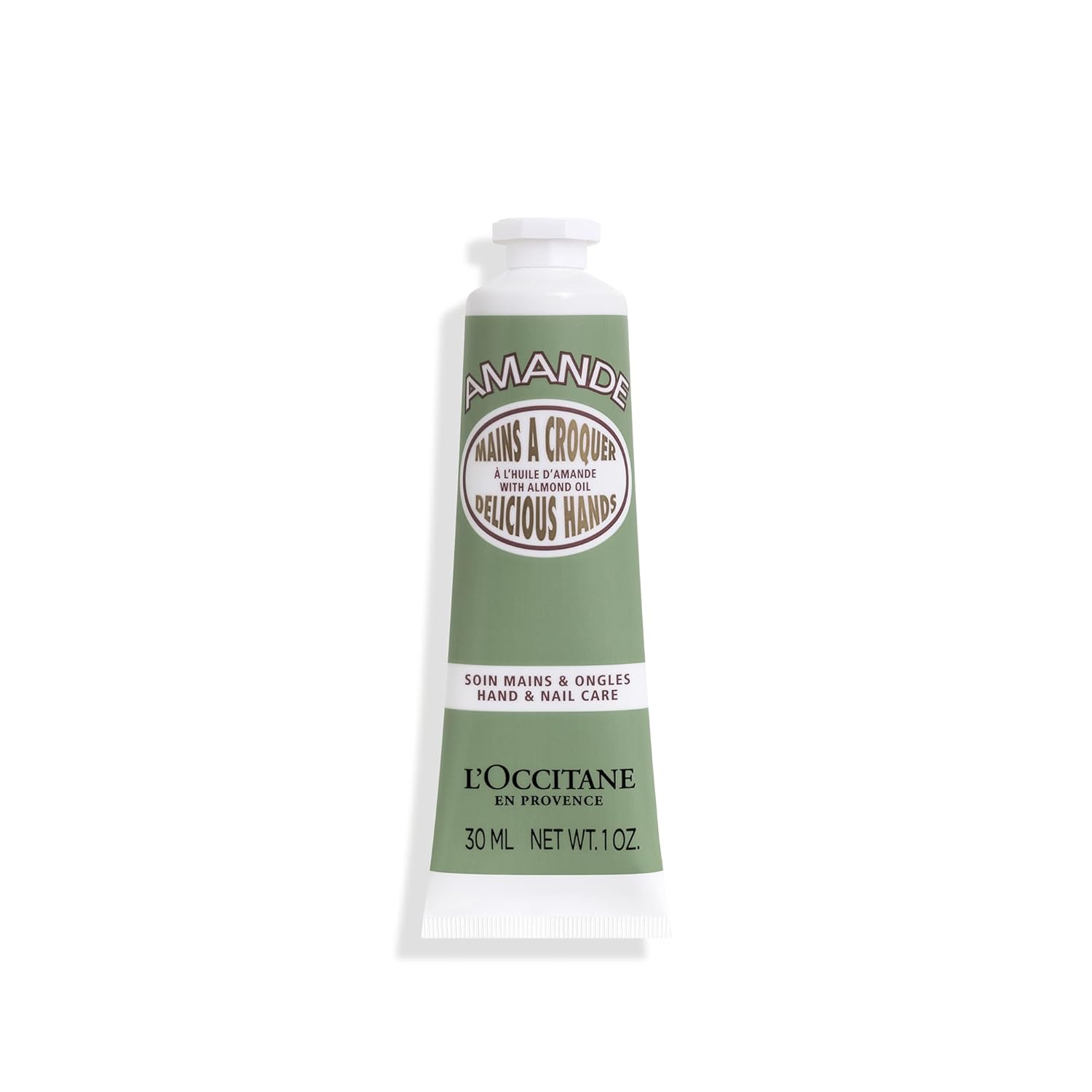 L'OCCITANE Almond Delicious Hand & Nail Cream: Soften hands & Cuticles with Irresistible Almond Scent, Moisturizing, Infused With Almond Oil