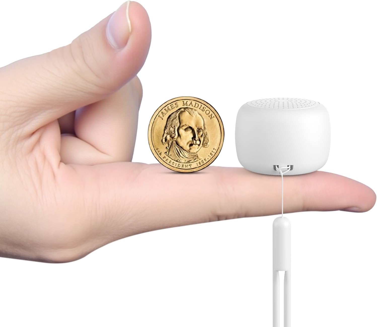 Portable Sound Machine for Baby Adults,Travel Sound Machine,Mini White Noise Machine,16 Non-looping Sounds &Timer, Memory Function,Sleep Sound Machines Perfect for Privacy Hotel Gift (Tiny)