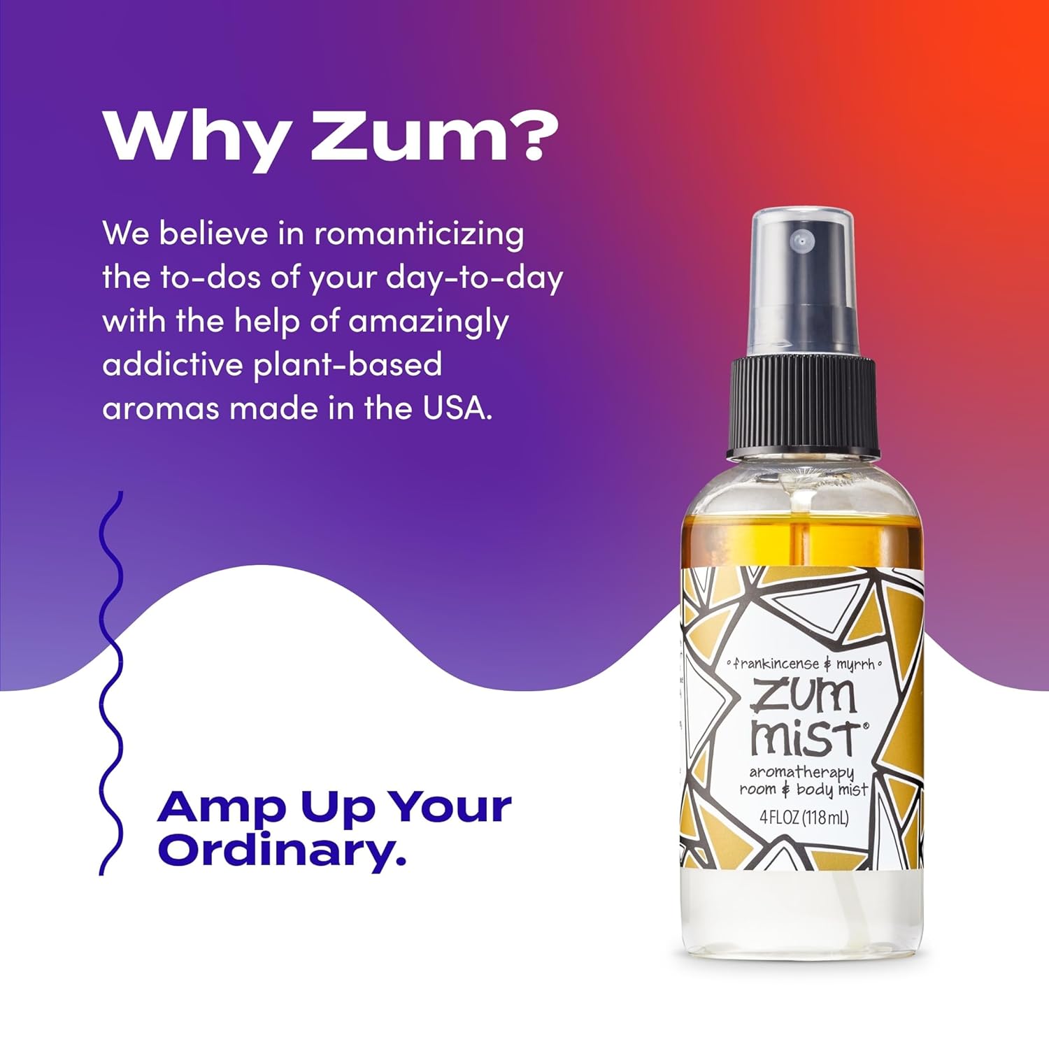 Indigo Wild Zum Mist Room & Body Spray - Aromatherapy Essential Oil Spray - Natural Body Mist & Room Spray - Frankincense & Myrrh Scent - 4 fl oz - Image 6