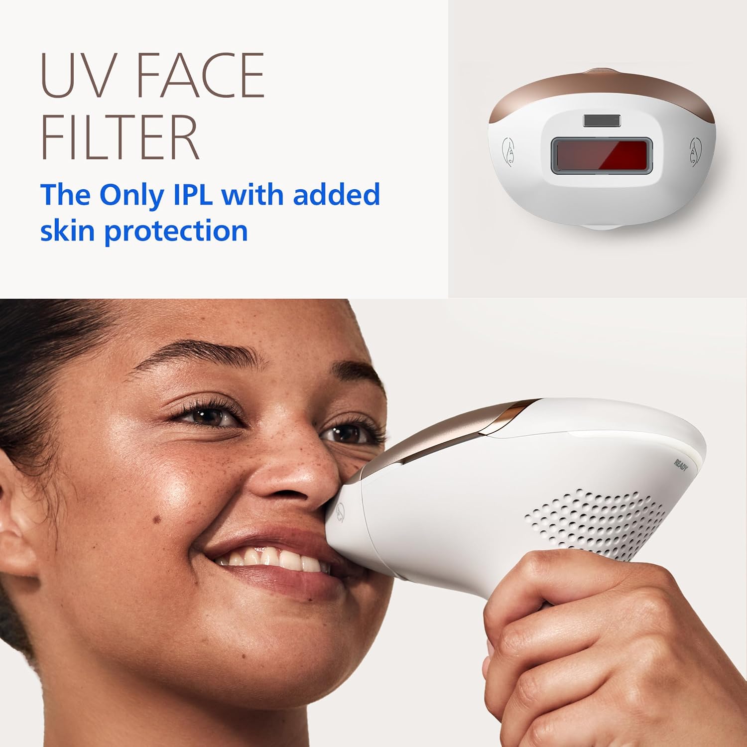 Philips Lumea IPL — Salon-Like Laser Hair Removal for Women, Permanent Hair Reduction Device At Home for Face & Body — Safe & Painless for Face, Bikini, Body, 5 Settings & Skin Sensors, BRI984/03 - Image 4