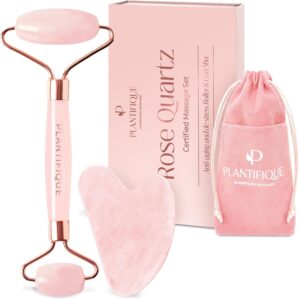 PLANTIFIQUE Rose Quartz Gua Sha  ...