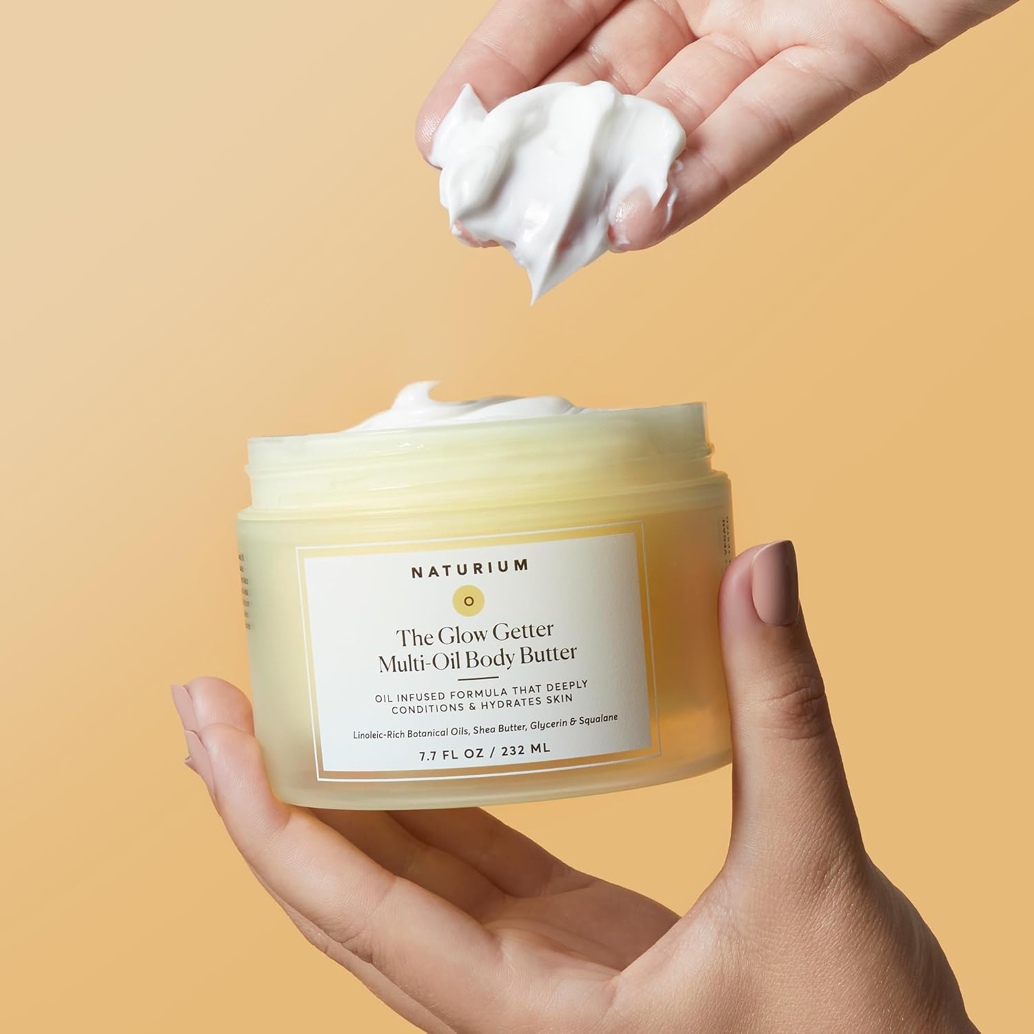 Naturium The Glow Getter Multi-Oil Body Butter, 7.7 fl oz | Nourishing Whipped Moisturizer, Oil Infused Formula with Shea Butter, Glycerin & Squalane, Deep Hydration for All Skin Types - Image 6
