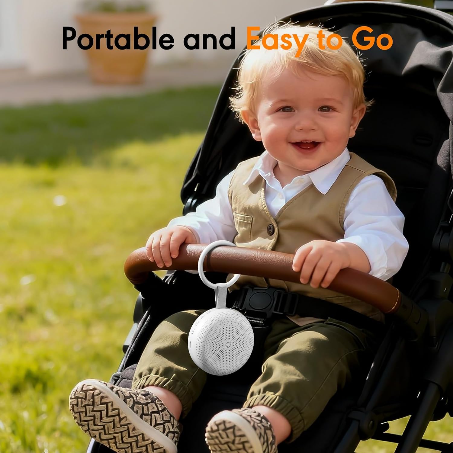White Noise Machine for Baby Adult, Portable Sound Machine with 33 Soothing Sounds, Timer & Memory Function for Sleep, Travel, Nursery, Office and Home - Image 3