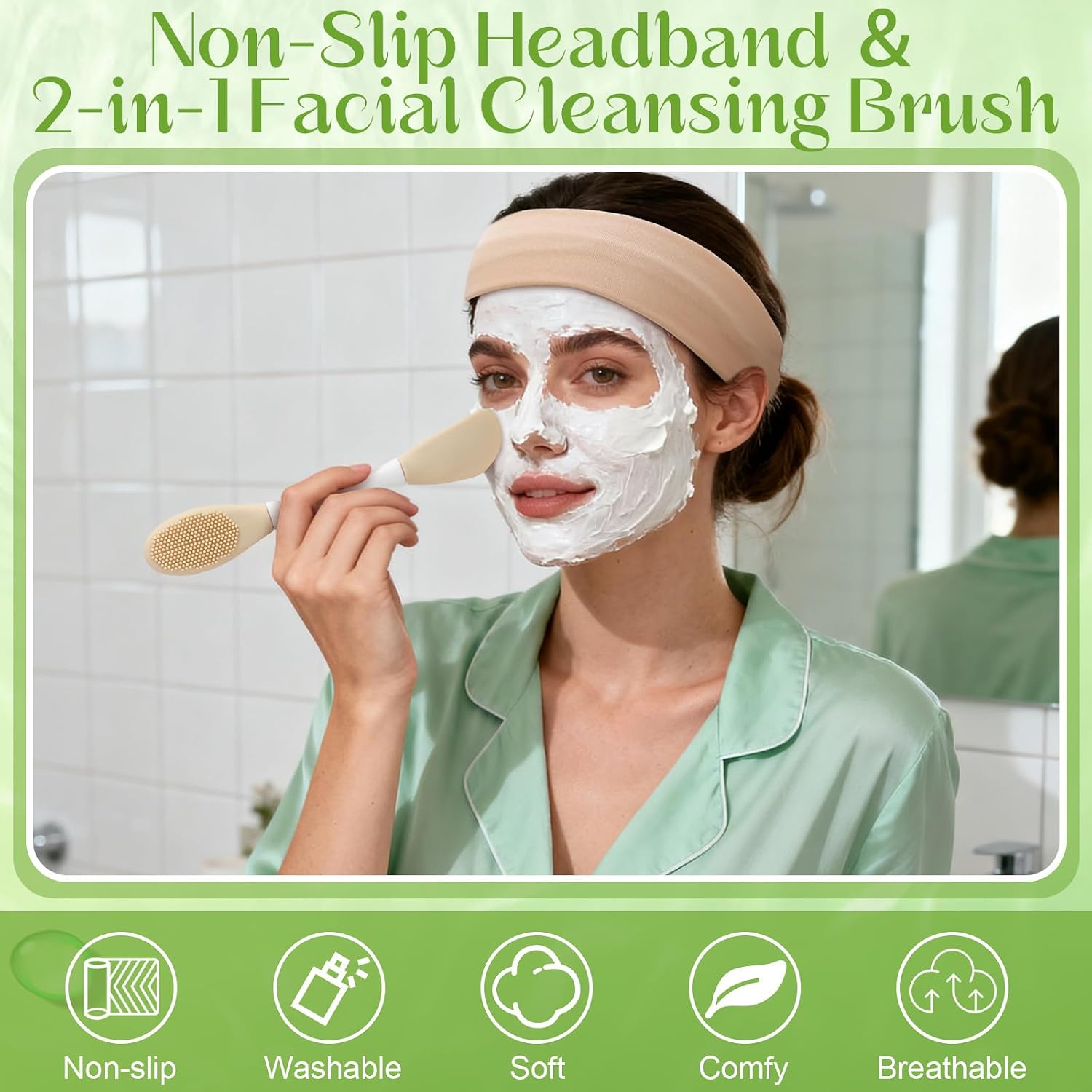6Pcs Jade Roller for Face,Gua Sha Facial Tools for Women Natural Face Roller Massager Tool for Skincare, Makeup - Image 5