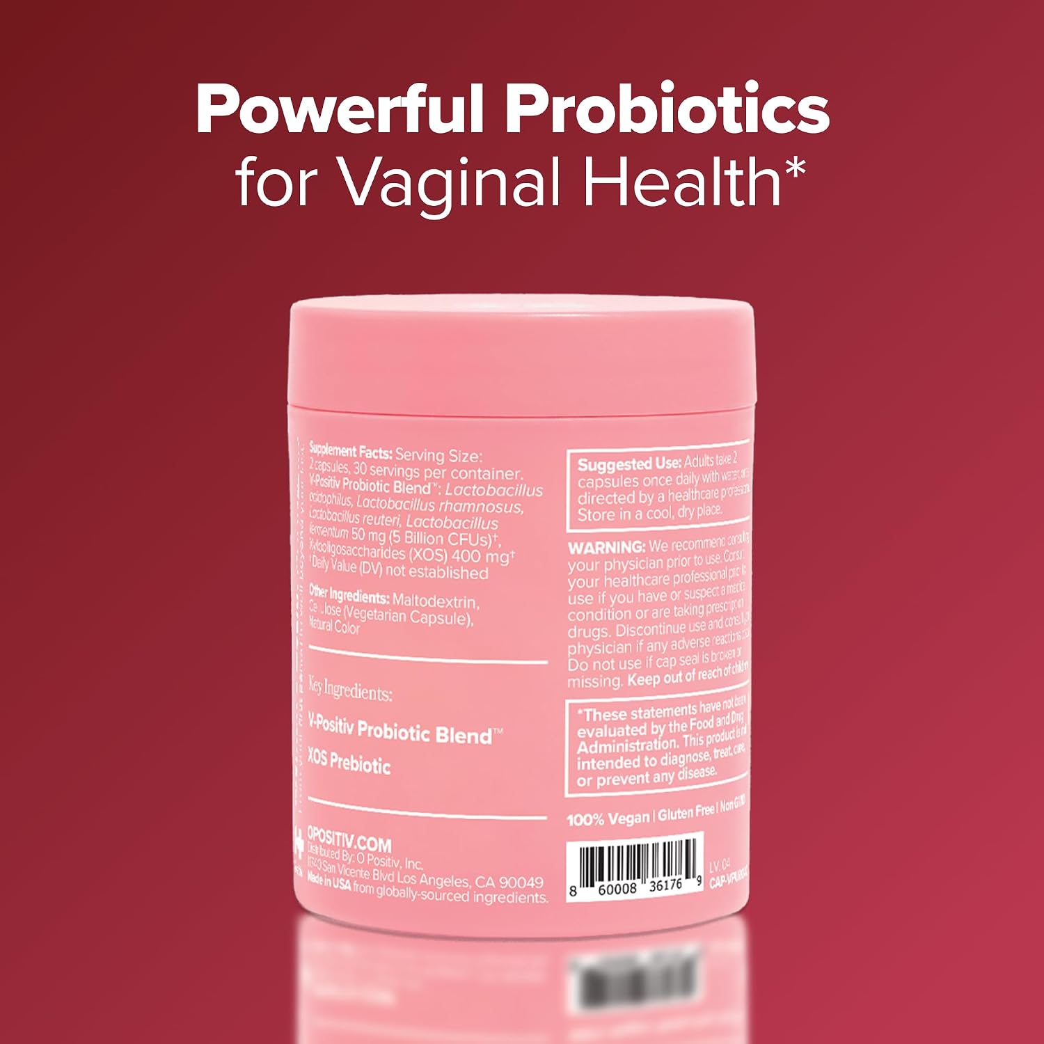 URO Vaginal Probiotics for Odor, Flora & pH Balance – 30-Day Supply - Image 9