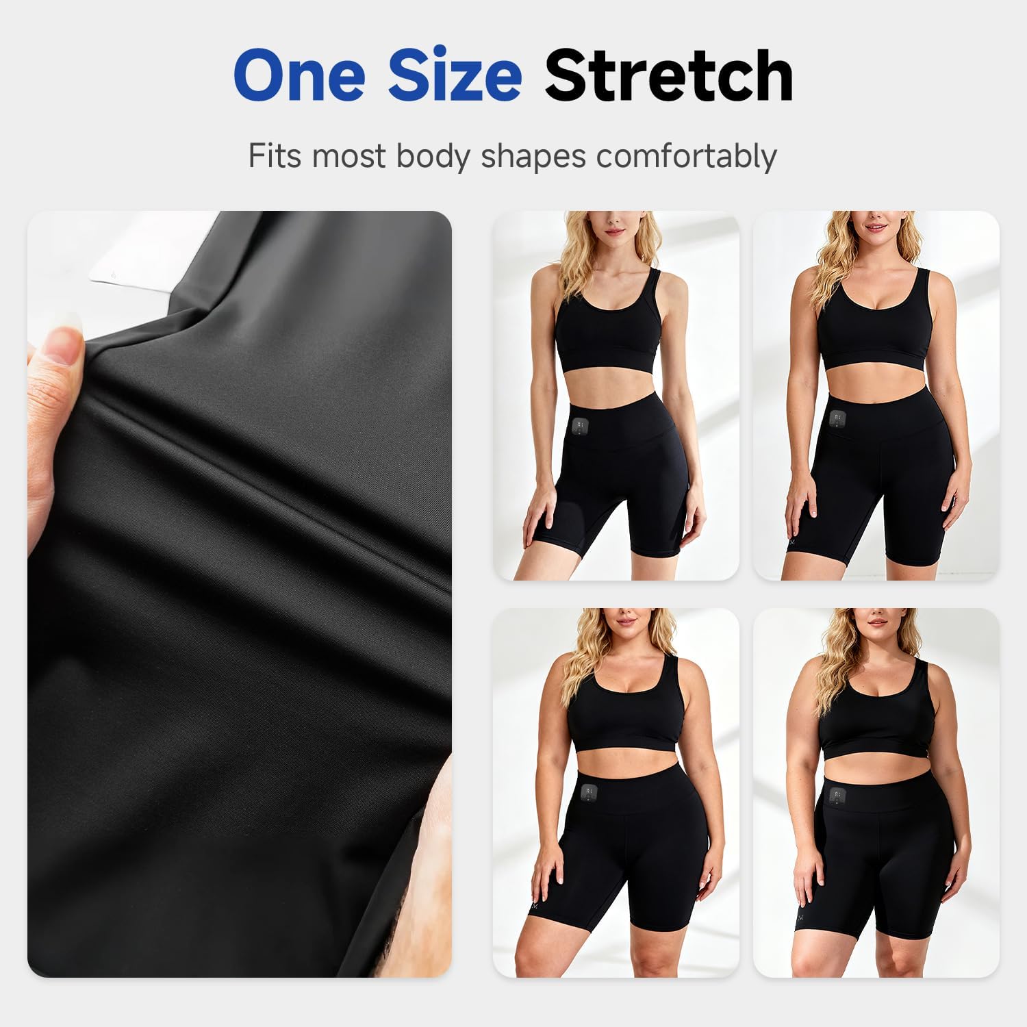 MEGELIN Toning Shorts, Hip Lift Grey for Women at Home - Image 3