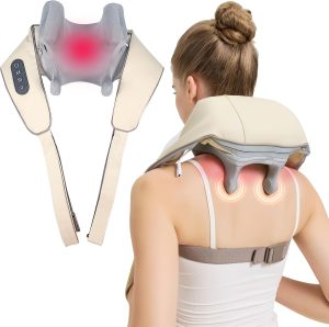 Wireless 4D Shiatsu Neck Massager w...