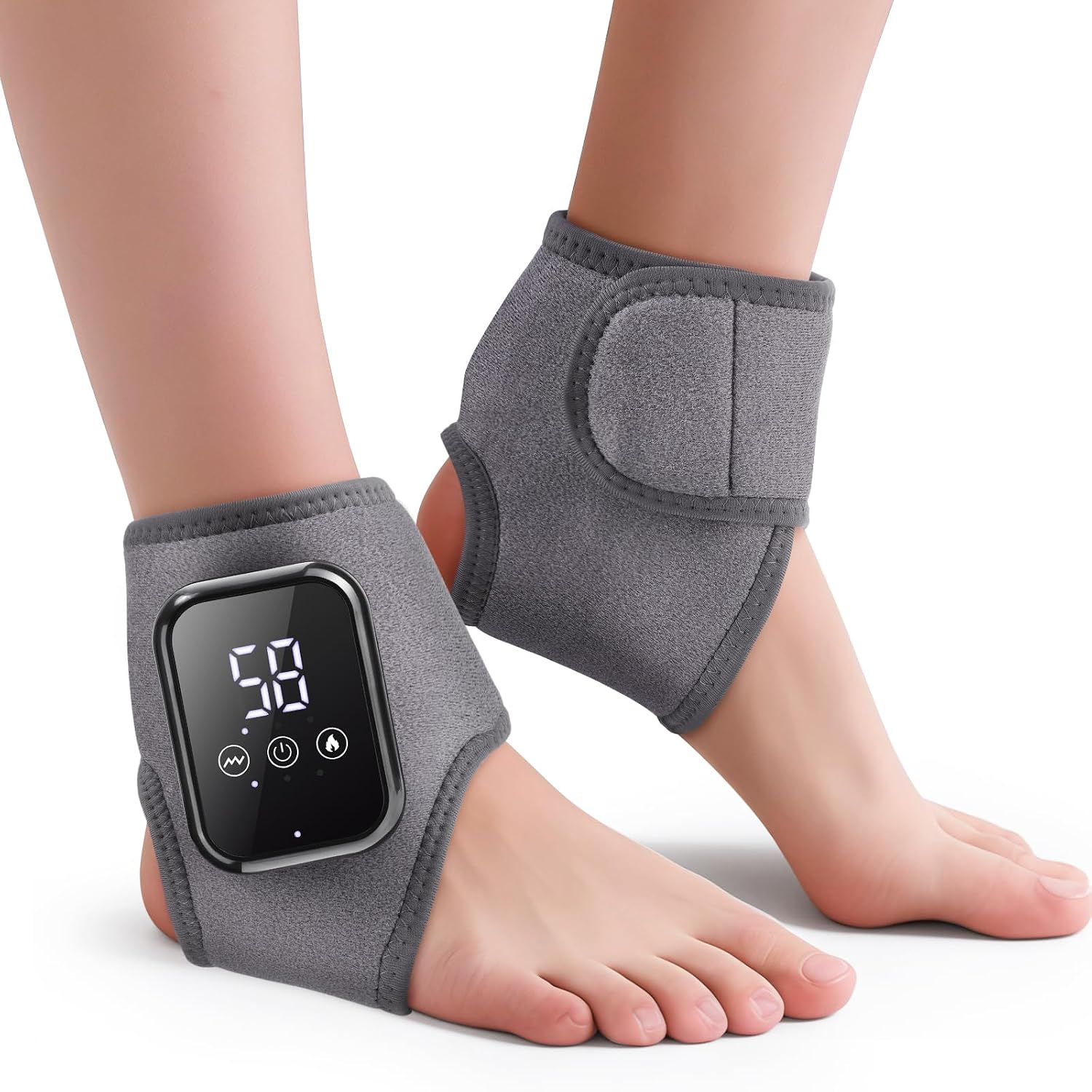 2PCS Foot Massager for Neuropathy and Plantar Fasciitis, Cordless Foot and Ankle Massager for Heel, Arch & Ankle Relief, Portable for Home Travel Use - Image 8