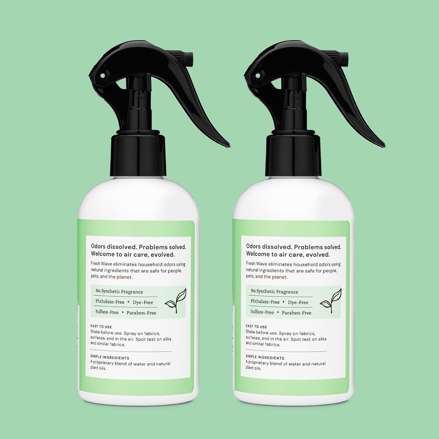 Fresh Wave Original Room and Fabric Air Freshener Spray, 2-Pk, 8 oz | Plant-based formula, Pet-safe and people-safe, Fabric and room deodorizer , For upholstery, carpets, shoes, and pet bedding - Image 8