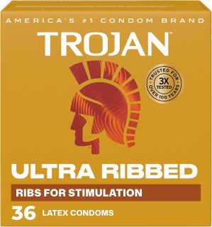 TROJAN Condoms Ultra Ribbed for Ult...