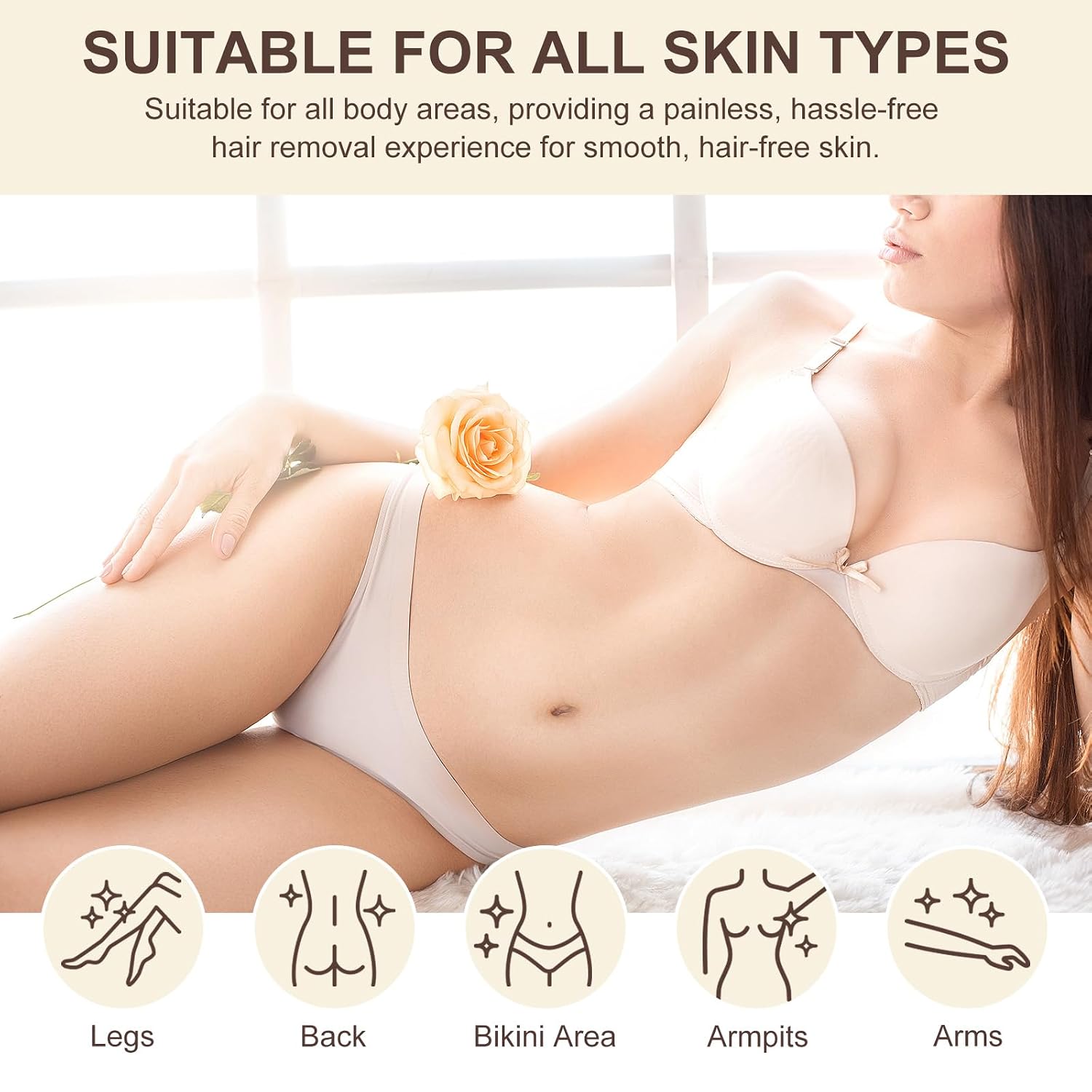 Cyprus Rotundus Oil for Hair Removal - Reducing Body Hair Growth | 100% Pure Cyperus Rotundus Essential Oil for Smooth Skin & Hair Removal, 60ml - Image 7