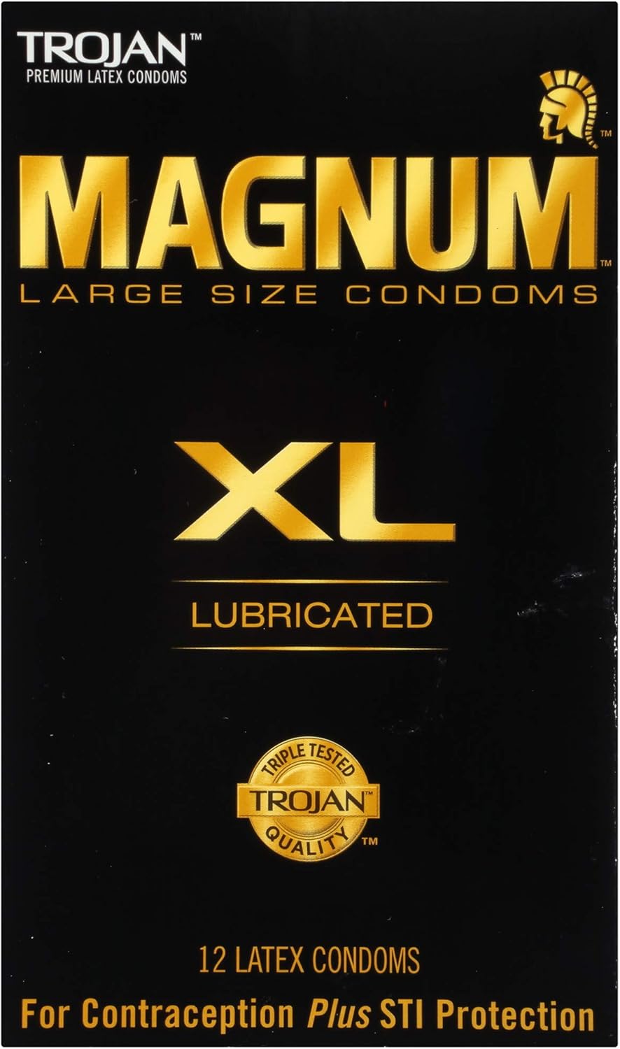 TROJAN Lubricated Magnum Condoms XL Large Size, 12 Count | Extra Large Condoms, Helps Reduce Risk of Pregnancy and STIs - Image 10