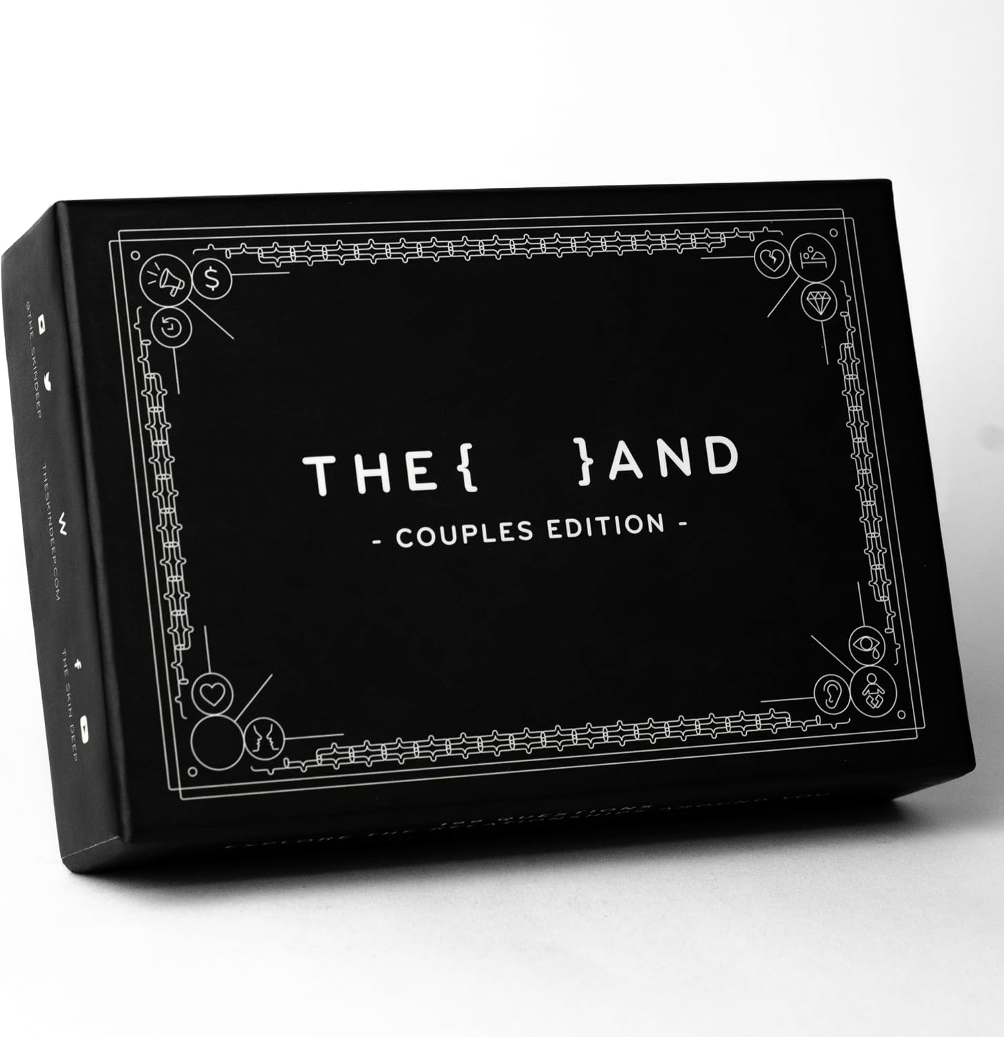 {THE AND} Couples Edition - 199 Meaningful Conversation Cards for Couples - Questions to Deepen Connection & Build Relationships - Date Night Card Game for Adults By The Skin Deep