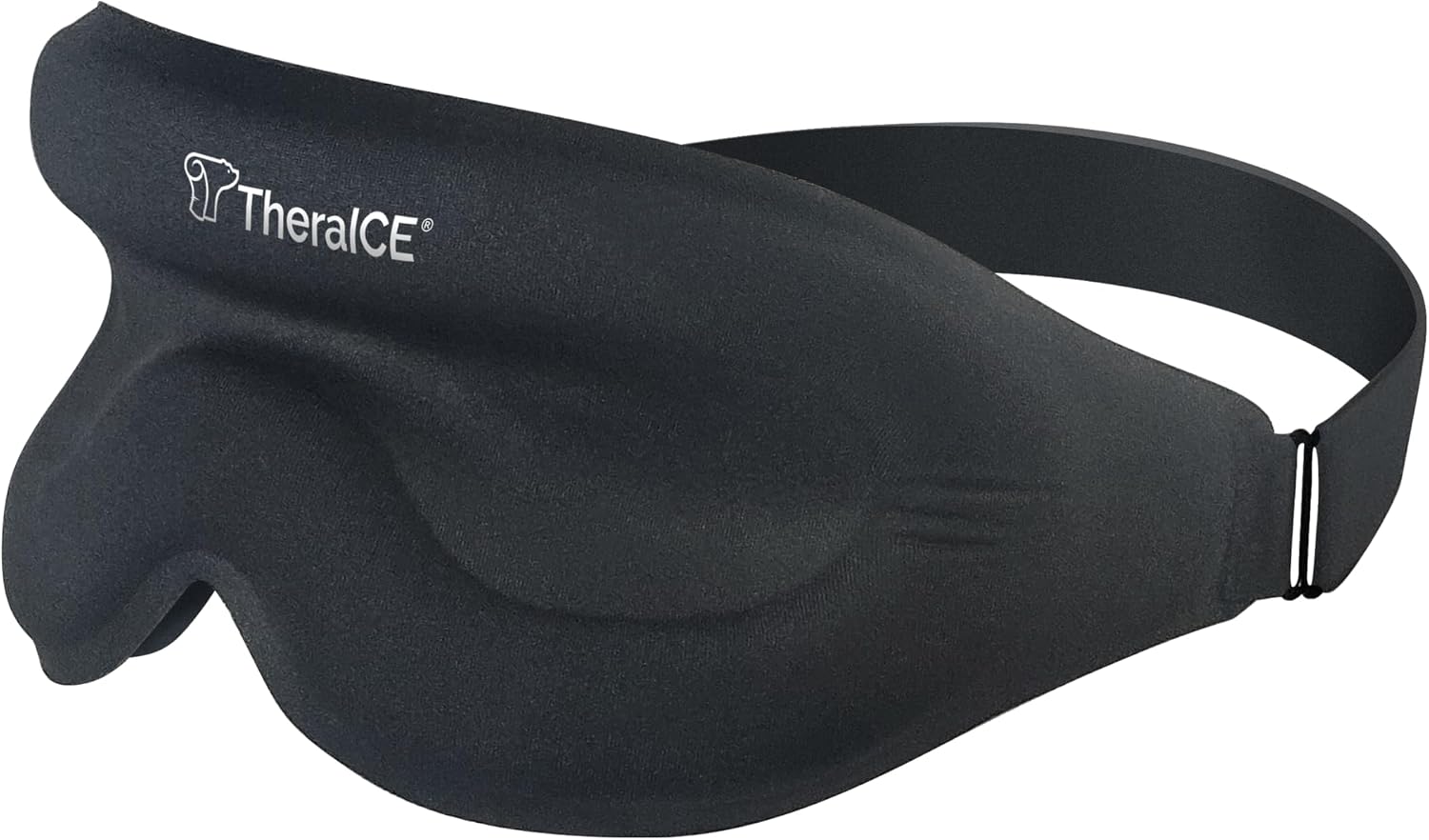 TheraICE Sleep Mask + Cooling Gel Relief - Weighted Sleep Eye Mask 100% Blackout 3D Cold Relaxing No Pressure Eye Cover Blindfold to Block Light for Comfortable Soothing Night Sleeping | Men & Women | Soft Blindfold Cold 3D Contoured No Pressure Eye Cover To Block Light, Comfortable Soothing Night Sleeping , Men & Women - Image 5