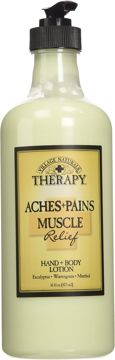 Village Naturals Therapy Muscle Shea Butter Lotion, Eucalyptus Mint Scent, 16 fl oz, Pack of 3 - Image 7
