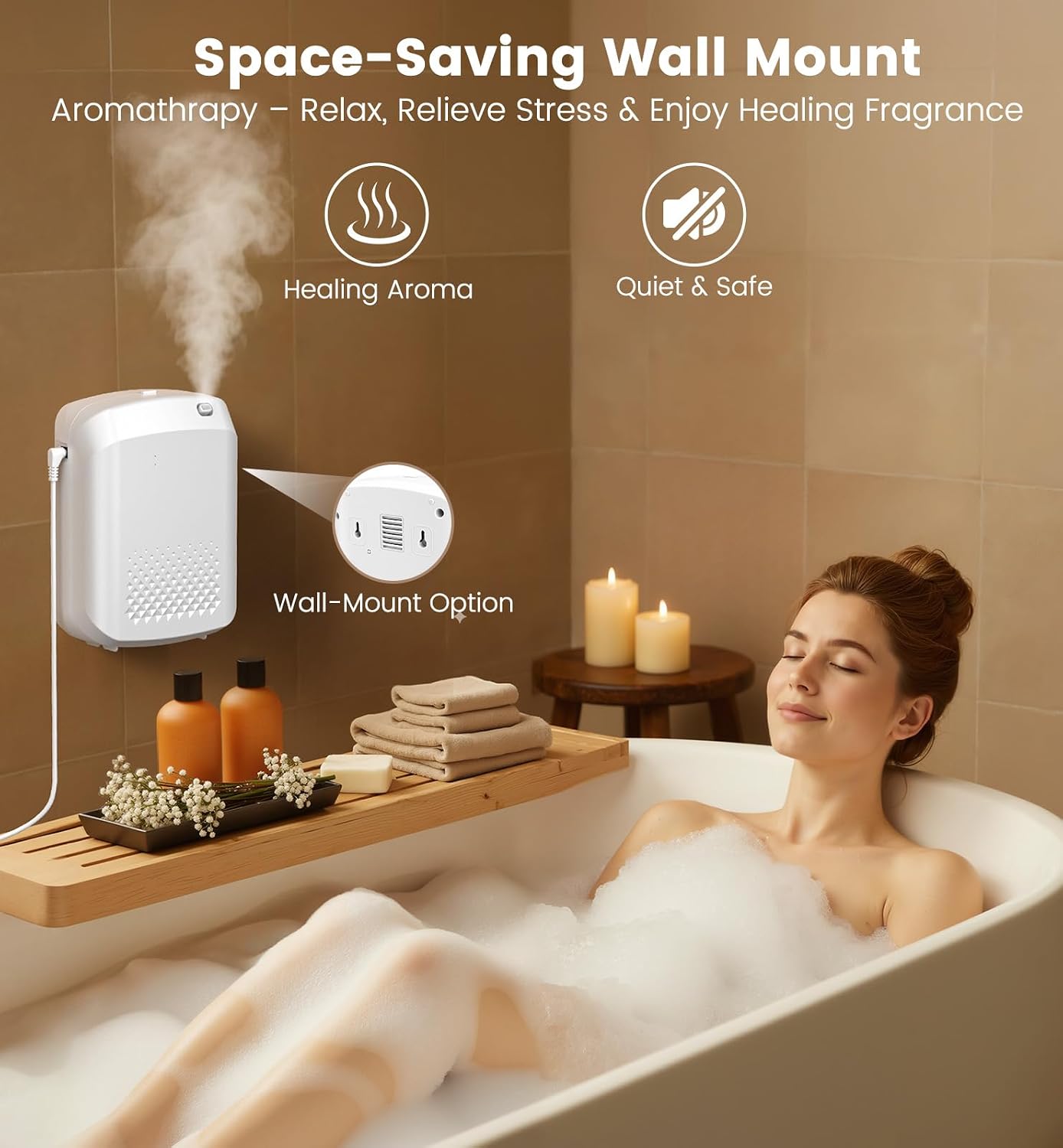 XEITIN Waterless Essential Oil Diffuser 3000 Sq.Ft Whole House Aroma | Lasting Scent for Home Hotel Office Basement, Cold Air Scent Machine, App Control, No-Noise, Pet Friendly, 400ml Capacity - Image 6