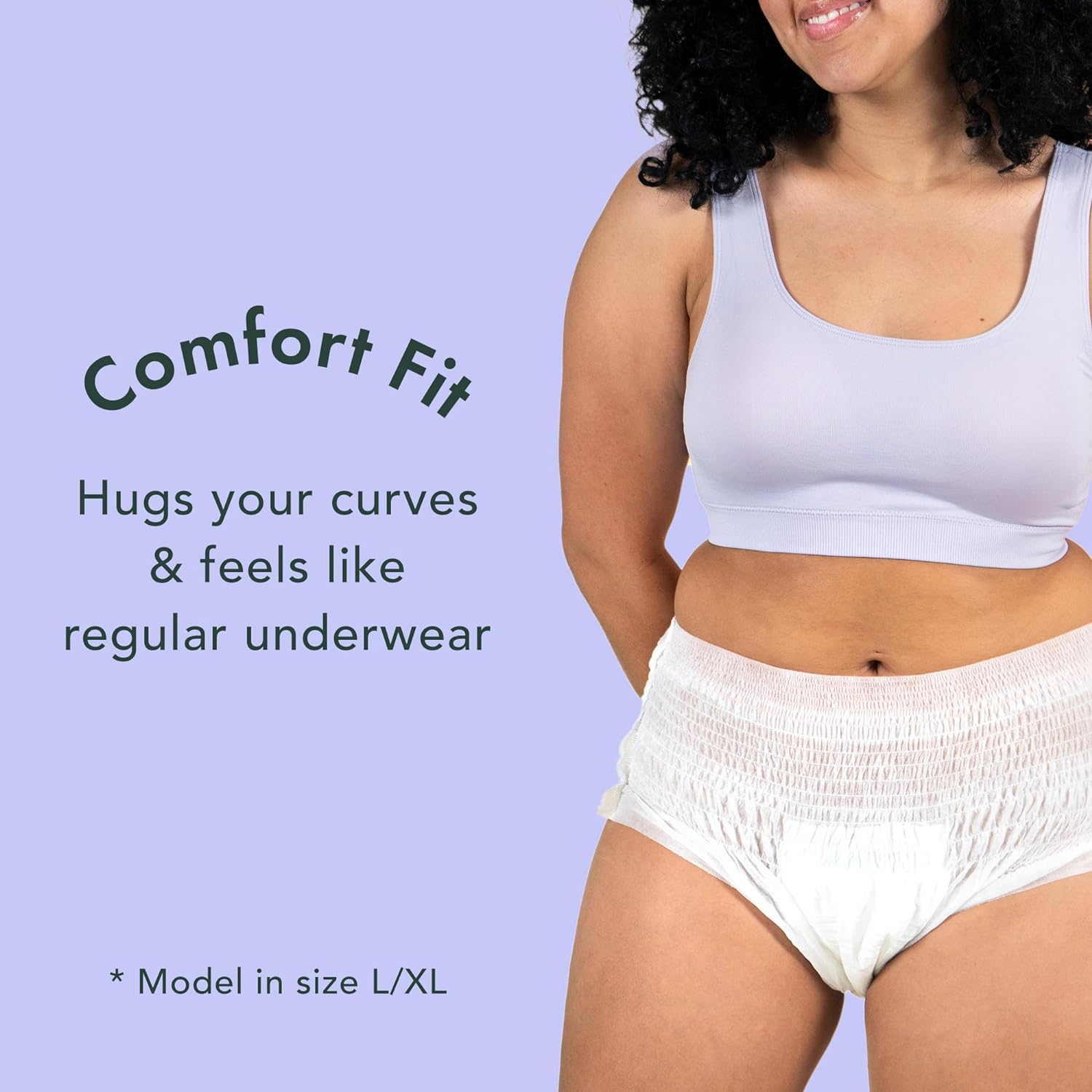 Rael Disposable Period Underwear, Organic Cotton Cover (Size L-XL, 20 Ct) | Leak Locker, Unscented, Extended Coverage for Women, Period Essentials, Postpartum Essentials, Feminine Care - Image 5