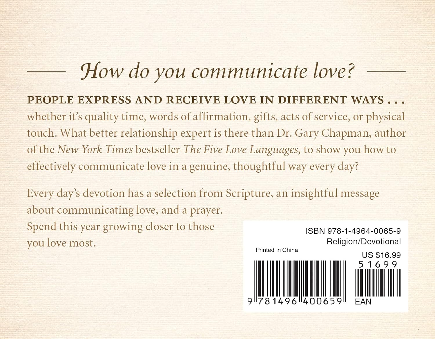 The One Year Love Language Minute Devotional: A 365-Day Daily Devotional for Christian Couples (One Year Signature Line) - Image 2