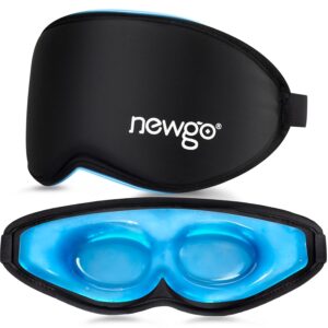 NEWGO 3D Cooling Eye Mask, Weighted...