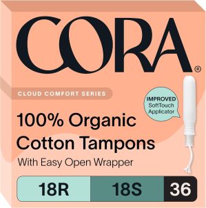 Cora Organic Cotton Tampons Multipa...