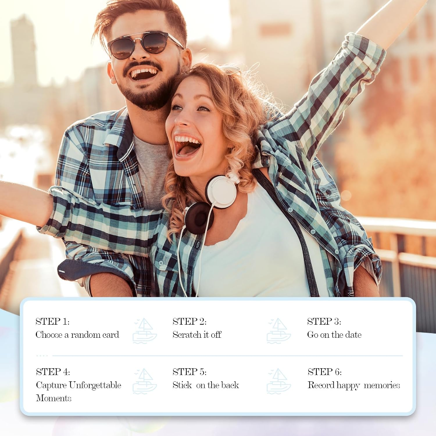 40 Date Night Gift Ideas for Couple, Adventurous Scratch-Off Cards for Couple Games, Valentines Day Gifts for Him, Her, Wife or Husband, Fun Gift for Date Night, Wedding, Anniversary, Birthday & More - Image 6