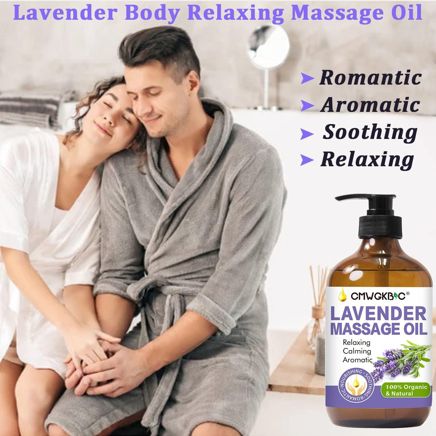 Massage Oil for Massage Therapy,Lymphatic Drainage-Ginger Oil Sore Muscle Arnica Oil&Lavender Oil Relaxing Massage Oils for Date Night,Massage Ball,Body Oil for Women,Mens Gifts,Birthday Gifts for Men - Image 4