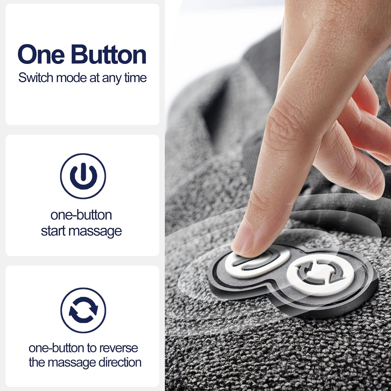 VIKTOR JURGEN Back Massager, Neck Massager with Heat, Massage Pillow Gifts for Men & Women, Electric Shiatsu Back Massager, Deep Kneading Shoulder Massager for Full Body Muscle,Massage at Home, Car | Electric 3D Kneading Massage Pillow for Neck, Shoulder, Back, Christmas for Men Women Dad Wife Mom Gifts (NOT Cordless) - Image 7